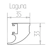 Золото Капо Новый пв профиль вертикальный laguna 5600мм золото капо новый