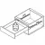 Ящики Matrix Box S выдвижной ящик matrix box s, с доводчиком, nl-450*84мм (2 кругл. рейлинга), белый